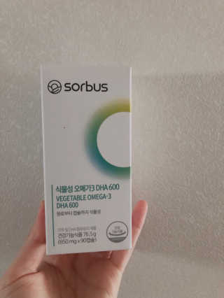 소버스 식물성 오메가3 DHA 600 — 5점을 준 리뷰어가 2020년 3월 올린 사용 사진