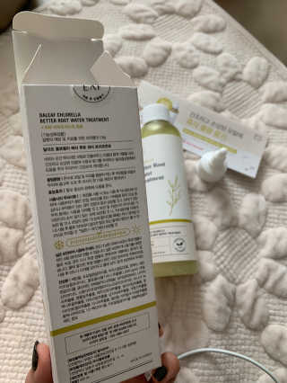 달리프 클로렐라 베러 루트 워터트리트먼트 200ml — 4점을 준 리뷰어가 2019년 12월 올린 사용 사진