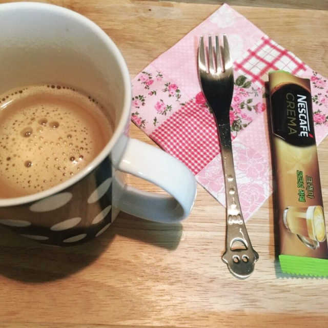 네스카페 크레마 코코넛라떼 리뷰 사진