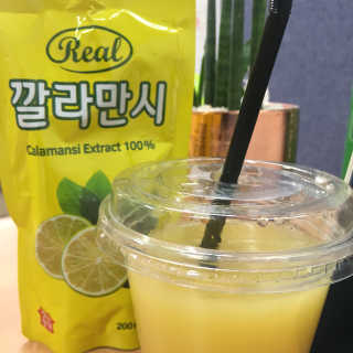 장수농가 리얼깔라만시 — 5점을 준 리뷰어가 2018년 4월 올린 사용 사진