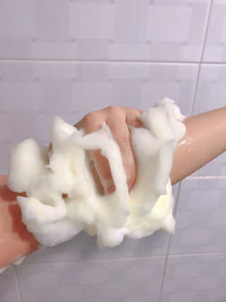 꼬모조이 탱글탱글 구름 콩순이 버블바스 — 3.5점을 준 리뷰어가 2019년 11월 올린 사용 사진
