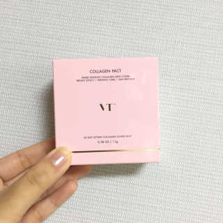 브이티 코스메틱 VT 리얼 콜라겐 팩트 — 3.33점을 준 리뷰어가 2017년 4월 올린 사용 사진
