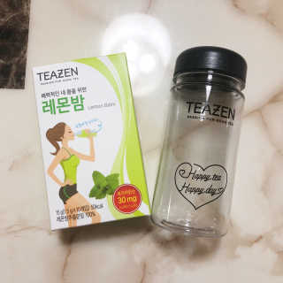 티젠 레몬밤 + 마이보틀 — 4.67점을 준 리뷰어가 2018년 7월 올린 사용 사진