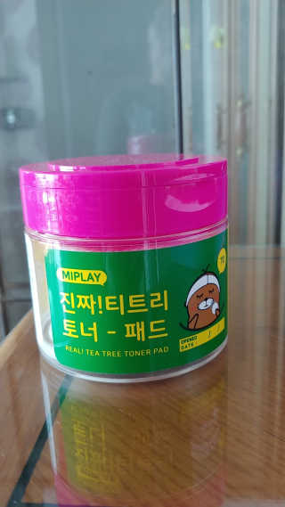 미플레이 진짜 티트리 토너 패드 — 5점을 준 리뷰어가 2018년 11월 올린 사용 사진