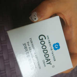 GoodDay Skincare GoodDay 강황 크림 — 4점을 준 리뷰어가 2019년 5월 올린 사용 사진