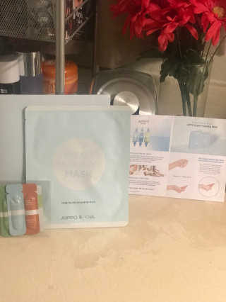 아이뽀 모든 피부 타입을위한 AIPPO Expert Hydrating Mask — 4.33점을 준 리뷰어가 2018년 2월 올린 사용 사진