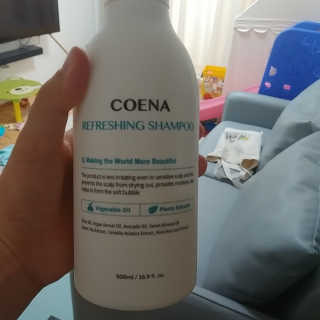 코에나샴푸 500ml — 5점을 준 리뷰어가 2019년 7월 올린 사용 사진