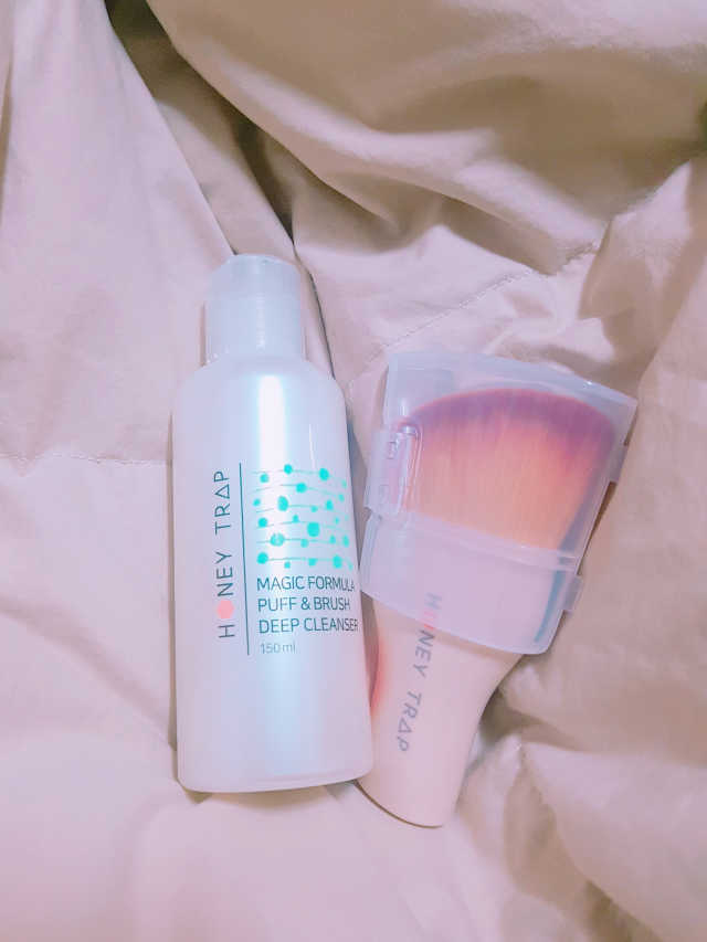 멀티앵글드파운데이션 브러쉬+매직 퍼프,브러쉬클렌저 리뷰 사진