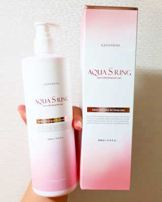 아쿠아큐링 아쿠아S링 퓨어리프레싱 헤어케어 500ml — 4점을 준 리뷰어가 2018년 7월 올린 사용 사진