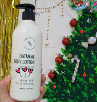 (주)에네스티 내추럴 촉촉  오트밀 바디로션 500ml — 5점을 준 리뷰어가 2019년 12월 올린 사용 사진