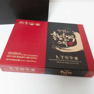 메이준뉴트리 박경호의 홍삼활력스틱 10ml x 30포 — 5점을 준 리뷰어가 2020년 2월 올린 사용 사진