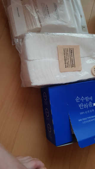어반리브즈 프리미엄 화장솜 트라이얼 SET — 4점을 준 리뷰어가 2019년 8월 올린 사용 사진