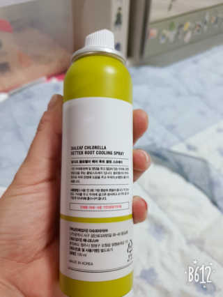 달리프 클로렐라 베러 루트 쿨링 스프레이 100ml — 5점을 준 리뷰어가 2018년 12월 올린 사용 사진