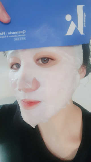 키노닉스 Querencia_Flawless 마스크팩 — 5점을 준 리뷰어가 2019년 4월 올린 사용 사진
