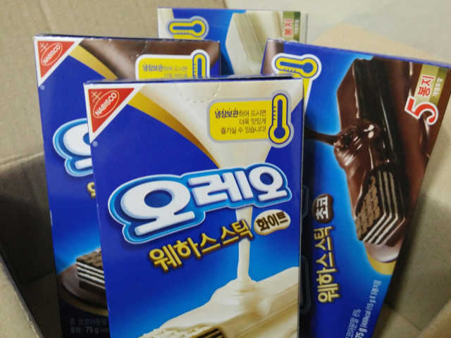 오레오 웨하스스 스틱 리뷰 사진