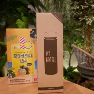 장수농가 리얼깔라만시 원샷 50ml 10팩+보틀 — 5점을 준 리뷰어가 2019년 5월 올린 사용 사진