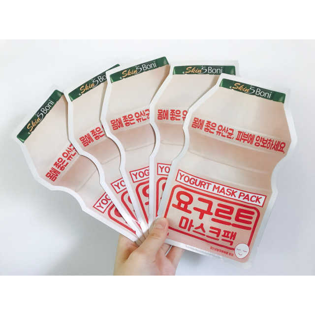 스킨스보니 요거트 마스크팩 리뷰 사진