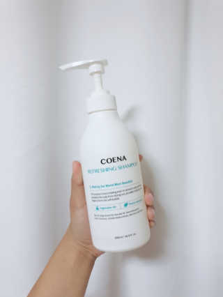 코에나샴푸 500ml — 4점을 준 리뷰어가 2019년 7월 올린 사용 사진