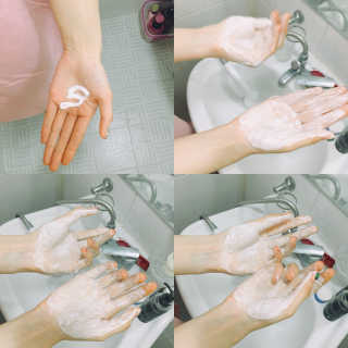 롤리오 페이셜 클렌징 폼 보타니컬 믹스 — 4.67점을 준 리뷰어가 2018년 4월 올린 사용 사진