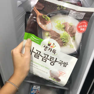 [풀무원] 사골곰탕국밥 황태해장국밥 — 4.5점을 준 리뷰어가 2018년 6월 올린 사용 사진