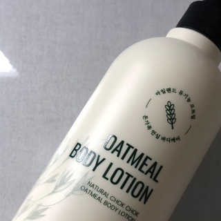 (주)에네스티 내추럴 촉촉  오트밀 바디로션 500ml — 4점을 준 리뷰어가 2020년 3월 올린 사용 사진
