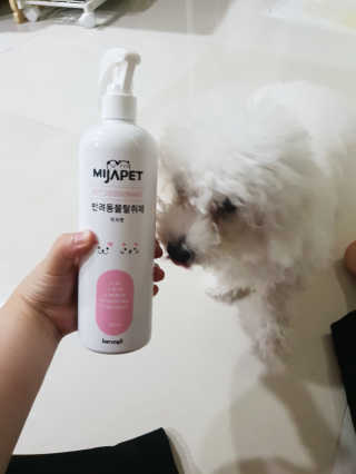 미자펫 반려동물탈취제 500ml — 4.33점을 준 리뷰어가 2018년 8월 올린 사용 사진