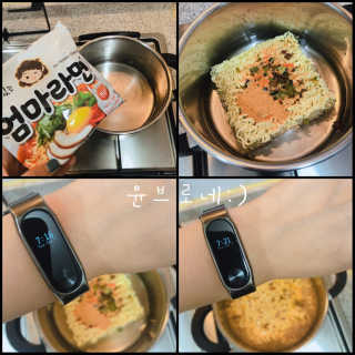 라면 그대로가 제일 맛있는 더엄마라면 — 5점을 준 리뷰어가 2019년 9월 올린 사용 사진