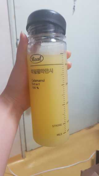 장수농가 리얼깔라만시 — 5점을 준 리뷰어가 2018년 6월 올린 사용 사진