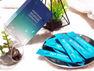 오지아이 워터 밤 모이스처 슬리핑 팩 4ml X 20pcs — 4.5점을 준 리뷰어가 2019년 12월 올린 사용 사진