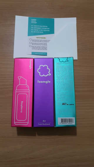 폼글 I foamgle [폼글] 거품가글 50ml 3종 - 민트, 라벤더, 라즈베리 — 4점을 준 리뷰어가 2019년 11월 올린 사용 사진