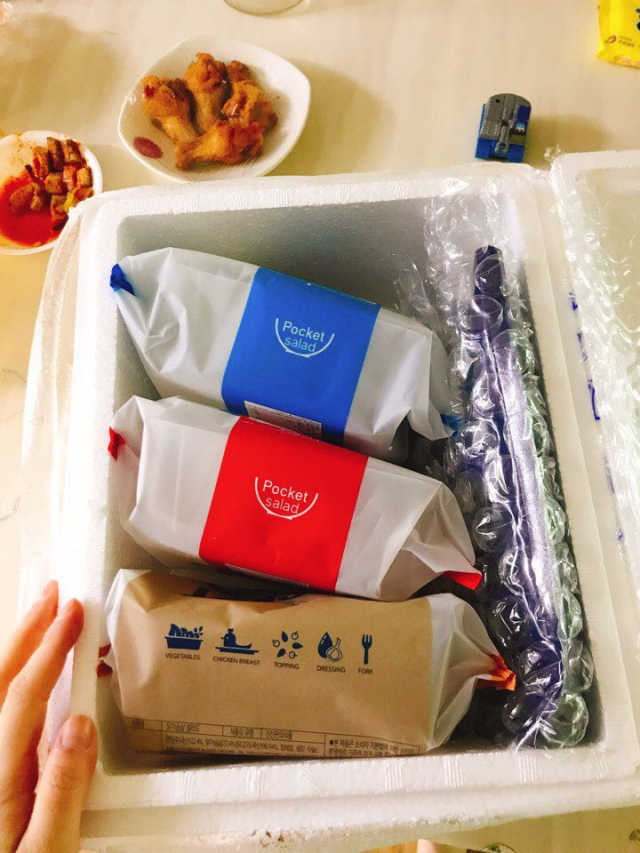 닭가슴살, 크래미, 파스타 샐러드 3종세트! 리뷰 사진