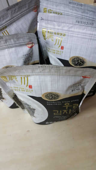 광천우리맛김 우리집밥도둑 맛있는광천김 우리김자반 50g 5봉 — 5점을 준 리뷰어가 2018년 3월 올린 사용 사진