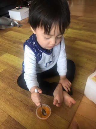 데르뜨 떠먹는 과일 3종, 짜먹는 과일 2종 총 10개 체험 — 4점을 준 리뷰어가 2020년 3월 올린 사용 사진