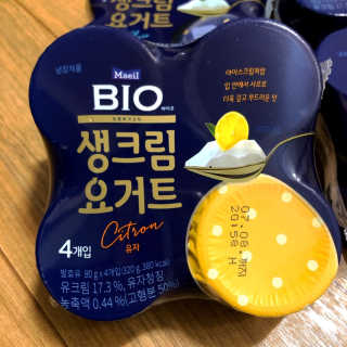 [매일 바이오] 생크림요거트 플레인 12개 + 유자 12개 — 5점을 준 리뷰어가 2019년 6월 올린 사용 사진