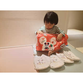 보솜이 베이비케어 팬티형 기저귀 — 5점을 준 리뷰어가 2019년 3월 올린 사용 사진