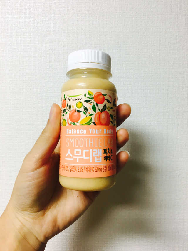 스무디랩 피치&비타 리뷰 사진