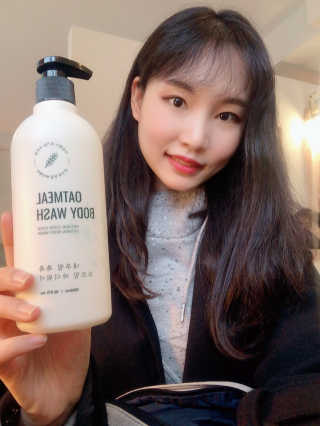 (주)에네스티 내추럴 촉촉  오트밀 바디워시 500ml — 5점을 준 리뷰어가 2019년 11월 올린 사용 사진