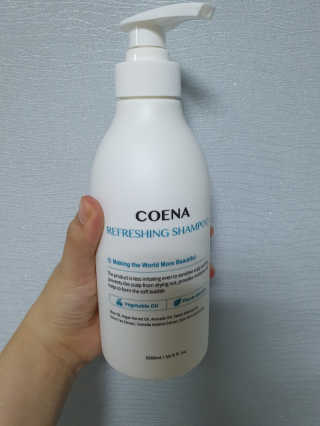 코에나샴푸 500ml — 4점을 준 리뷰어가 2019년 7월 올린 사용 사진