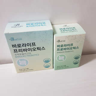 [바로푸드]프로바이오틱스 1박스+프리바이오틱스1박스 — 4.5점을 준 리뷰어가 2019년 6월 올린 사용 사진