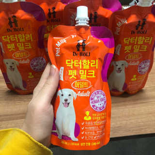 닥터할리펫밀크 8종 — 4점을 준 리뷰어가 2019년 1월 올린 사용 사진