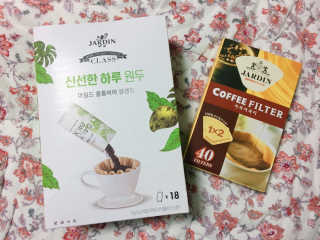 (주)쟈뎅 [쟈뎅] 클래스 신선한 하루 원두+여과지 SET — 5점을 준 리뷰어가 2019년 3월 올린 사용 사진