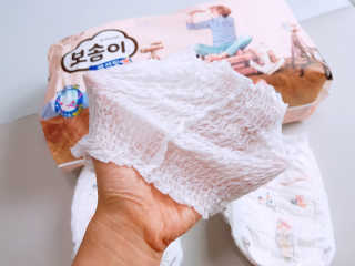 보솜이 액션핏 팬티형 — 5점을 준 리뷰어가 2019년 4월 올린 사용 사진