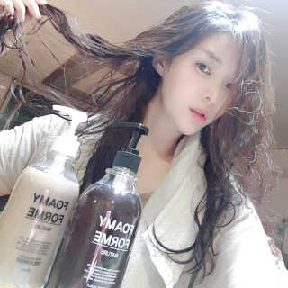 포미포미 레드푸드 스칼프 탈모 샴푸 + 트리트먼트 SET — 5점을 준 리뷰어가 2020년 2월 올린 사용 사진