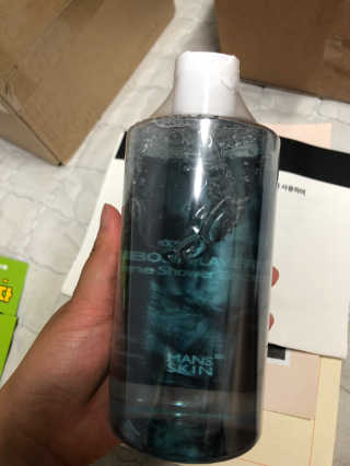 맨즈스킨 바디플레이어 약산성 퍼퓸 바디워시 — 4점을 준 리뷰어가 2019년 8월 올린 사용 사진