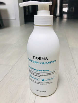 코에나샴푸 500ml — 3점을 준 리뷰어가 2019년 8월 올린 사용 사진