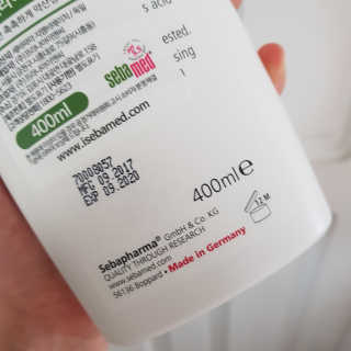 세바메드 모이스처라이징 바디로션 400ml — 4점을 준 리뷰어가 2019년 8월 올린 사용 사진