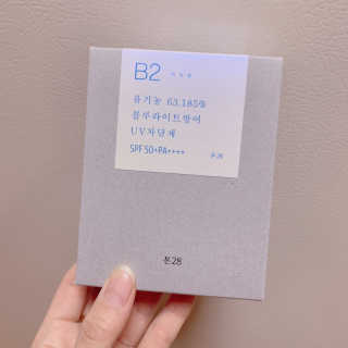 톤28 유기농 블루라이트 방어 UV 차단거리 지성용 B2 — 5점을 준 리뷰어가 2019년 5월 올린 사용 사진