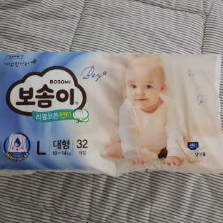 보솜이 리얼코튼 팬티형 — 5점을 준 리뷰어가 2019년 3월 올린 사용 사진