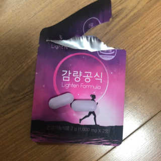 [감량공식] 다이어트 건강기능식품 — 5점을 준 리뷰어가 2019년 12월 올린 사용 사진