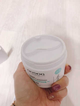 오그도아 수퍼 딥 클렌징 스무디 밤 — 5점을 준 리뷰어가 2020년 1월 올린 사용 사진